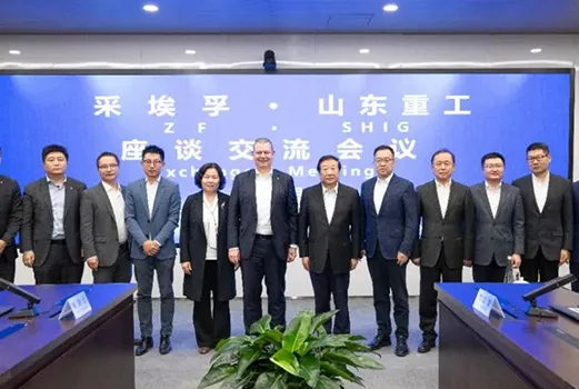 Tan Xuguang: Shandong Heavy Industry Group y ZF llevará a cabo una profunda cooperación estratégica en todos los Dields