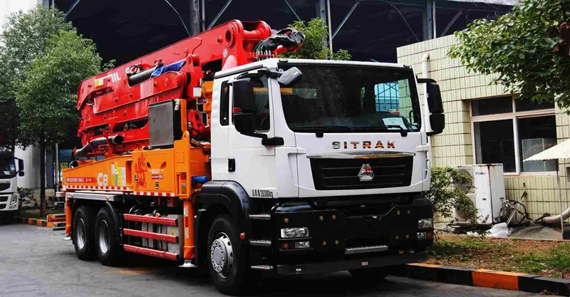 Camión de bomba de hormigón 6x4 Sitrak