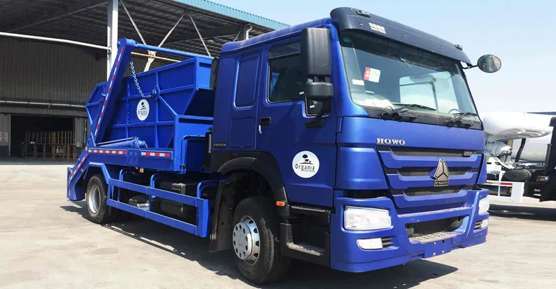 Cambán de basura tipo brazo de saneamiento 4x2 Howo