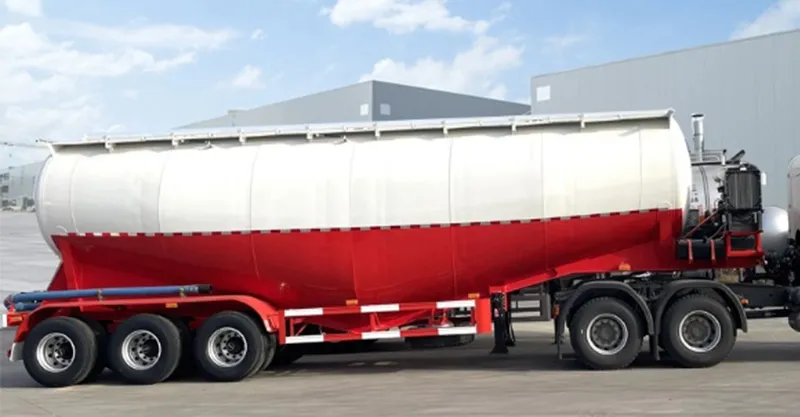 45 CBM Cemento de cemento Semi Tailer