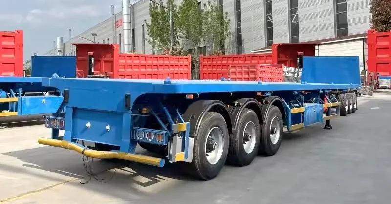 4 Axle Trailer de cama plana de 53 pies