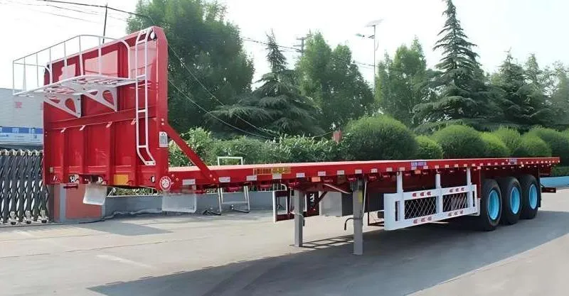 3 Axle 53ft Semi plano del semi
