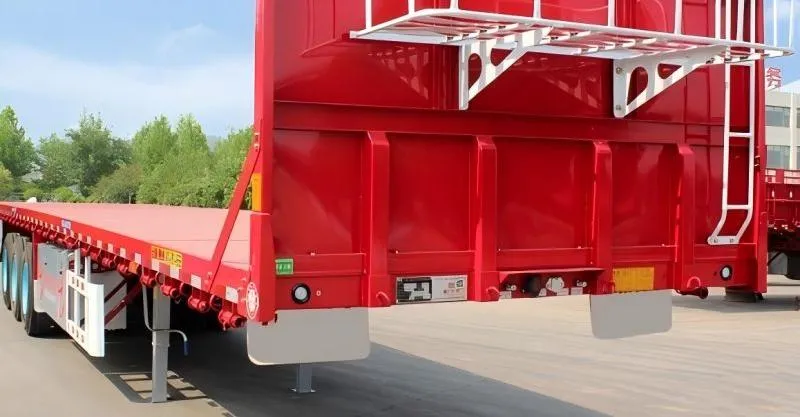 3 Axle 53ft Semi plano del semi