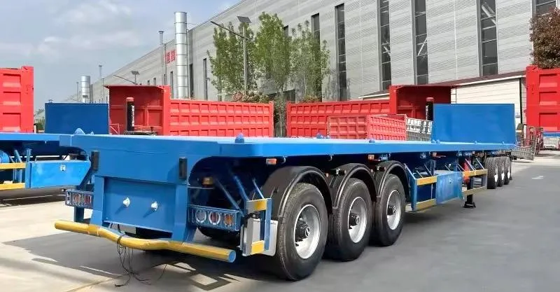 3 Axle 40ft Semi Flatbed Trailer