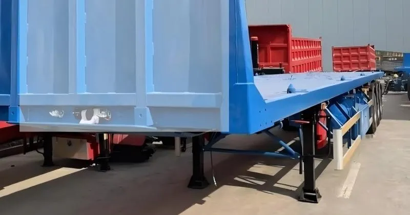 3 Axle 40ft Semi Flatbed Trailer
