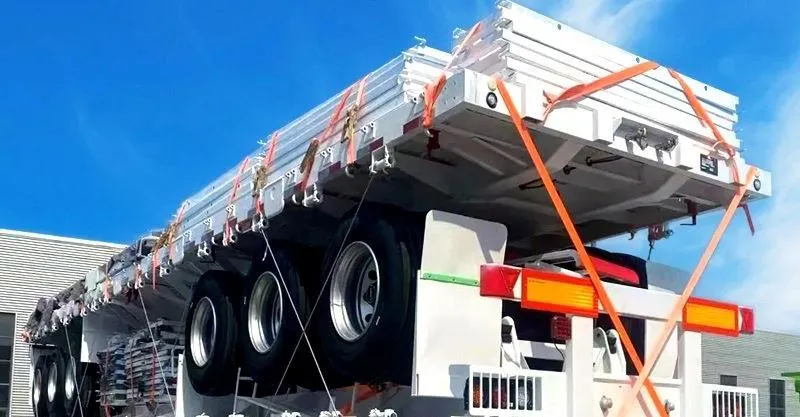 40 pies Tri de la plataforma plana del eje tri