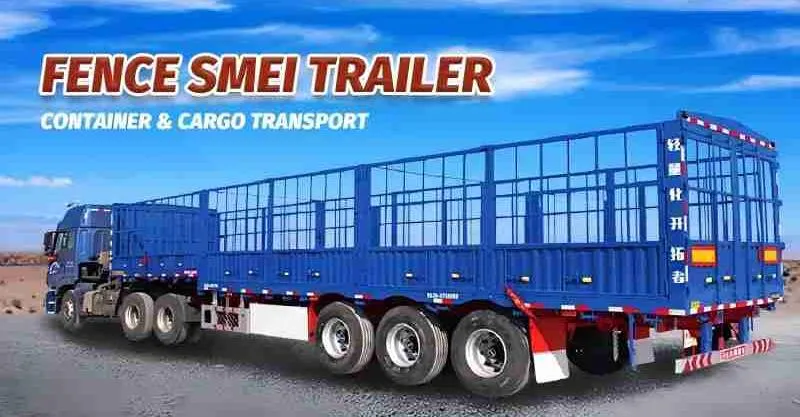 nuevo trailer de carga de la cerca