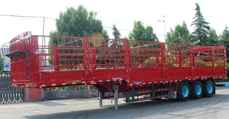 60T Trailer de carga a granel de la cerca