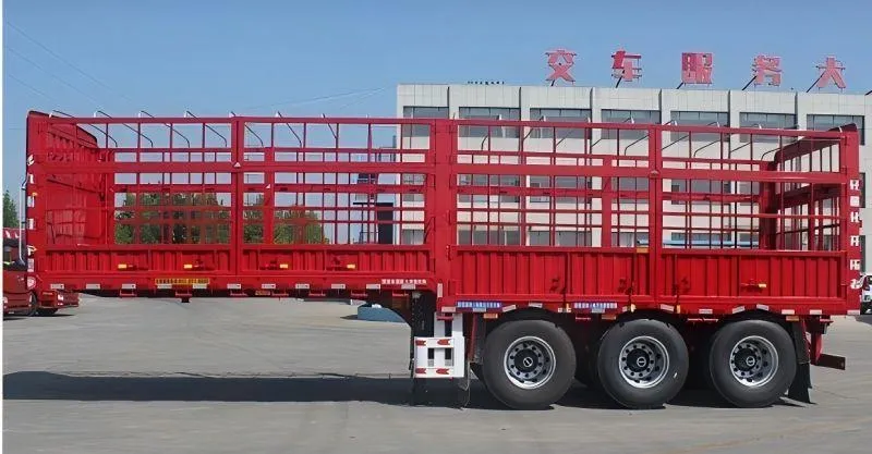 60T Trailer de carga a granel de la cerca