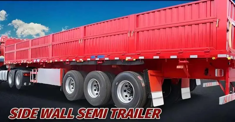 40 pies Tráiler de pared lateral para la venta