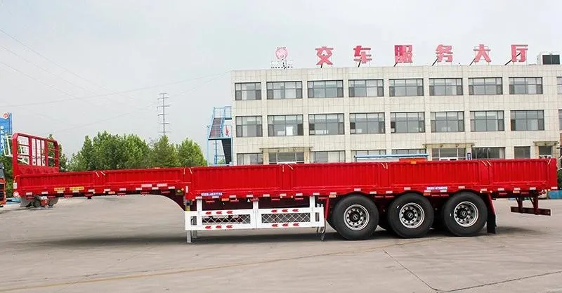 50T Trailer de gotas laterales de paredes laterales