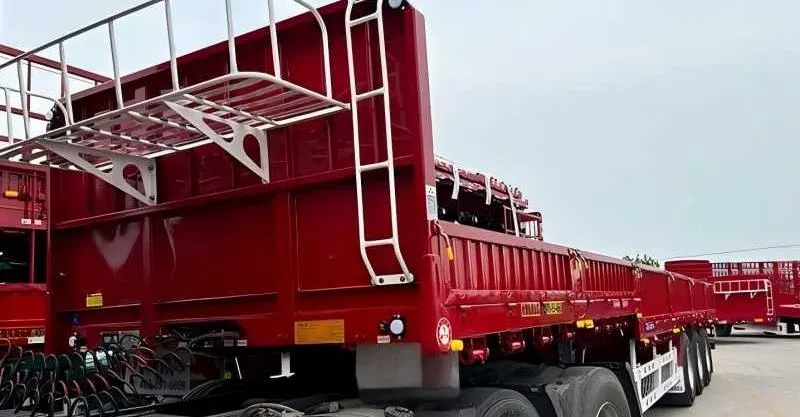 3 Axle Trailer de pared lateral de 40 pies