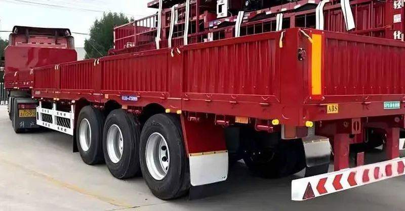 3 Axle Trailer de pared lateral de 40 pies