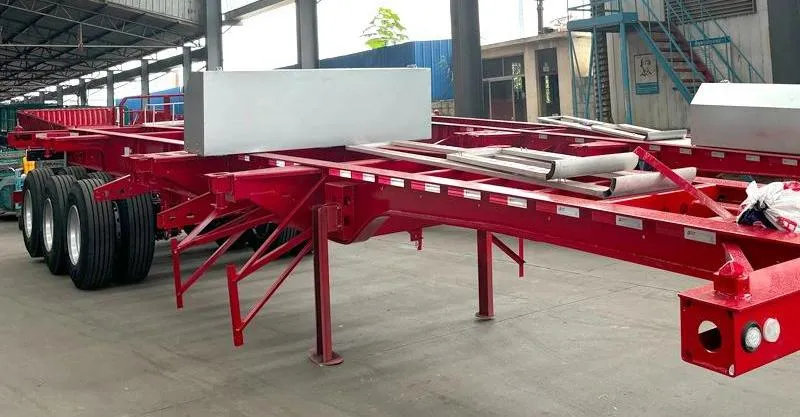 Esqueleto de tri eje semi trailer