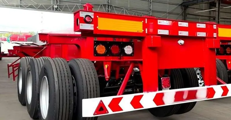 Esqueleto de tri eje semi trailer