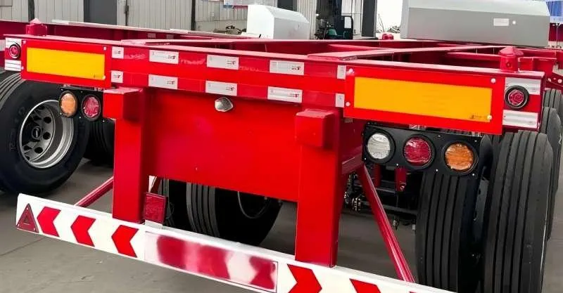 Esqueleto de tri eje semi trailer
