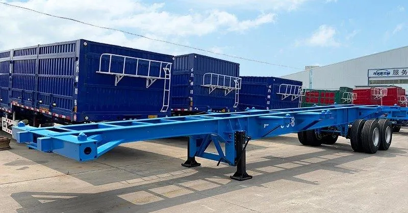 40ft 3 Axle Wateler Skeletal Railer