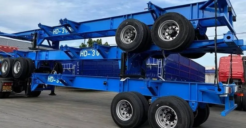 40ft 3 Axle Wateler Skeletal Railer
