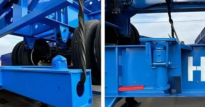 40ft 3 Axle Wateler Skeletal Railer