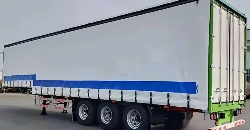 3 Tráiler del lado del lado de la cortina del eje