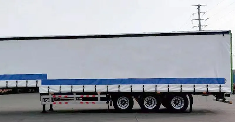 3 Tráiler del lado del lado de la cortina del eje
