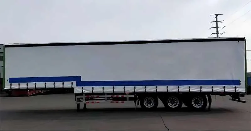 3 Tráiler del lado del lado de la cortina del eje