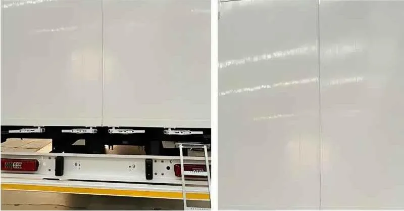 3 Tráiler del lado del lado de la cortina del eje