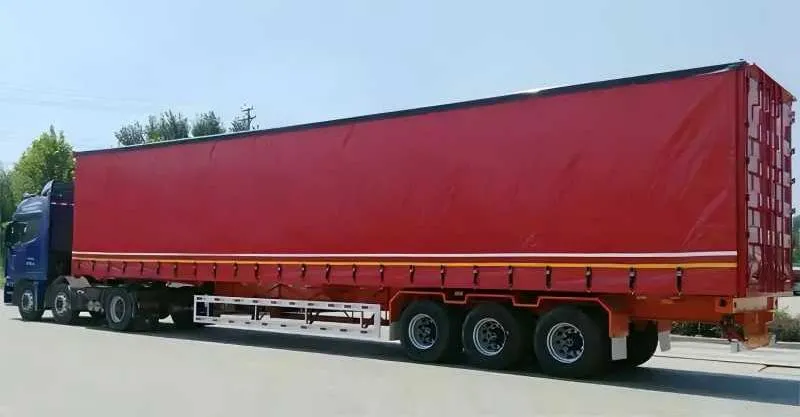 45 pies Trailer de cortinas