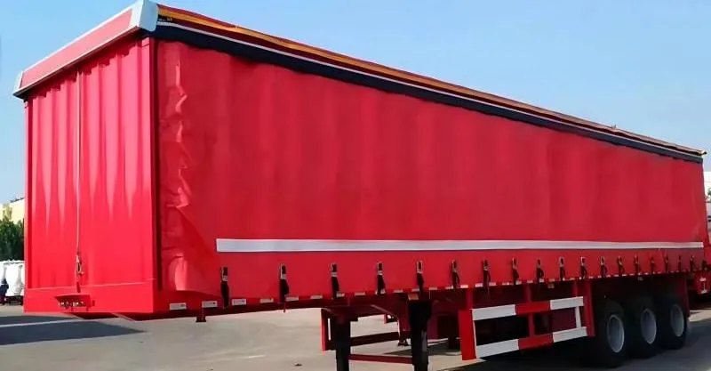 3 Axiles Trailer de cortina del lado para la venta