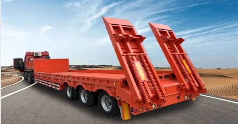 Nuevo remolque de semi de cama baja