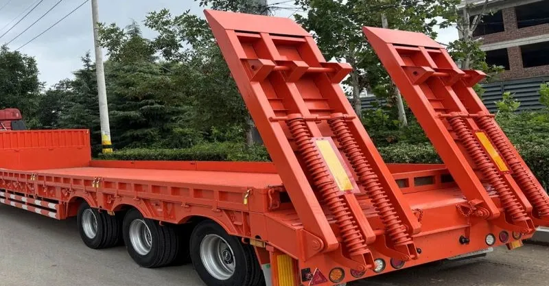 Nuevo remolque de semi de cama baja