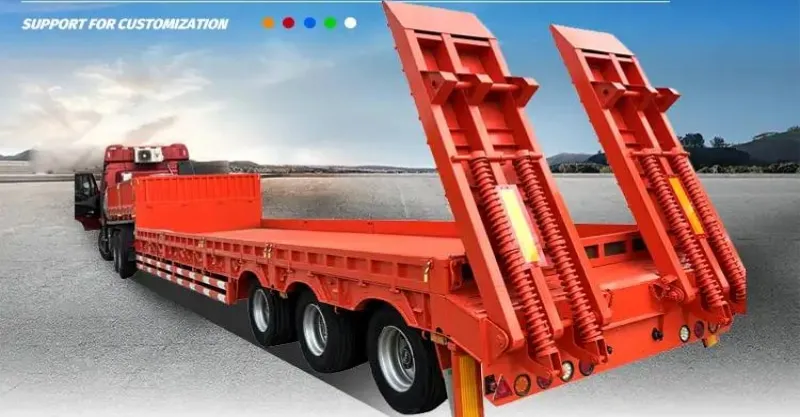Nuevo remolque de semi de cama baja