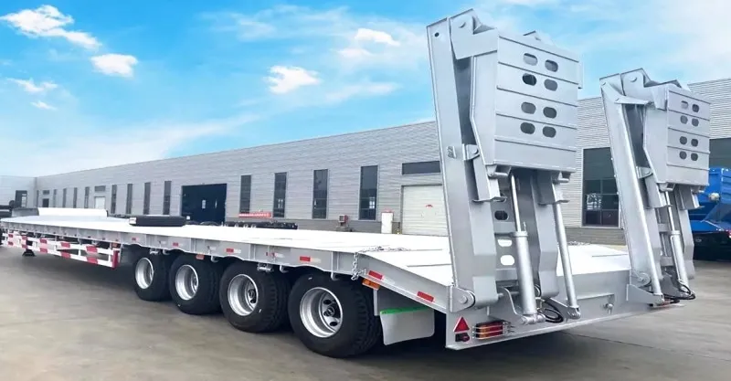 COOSNECK LowBoy Semi Truck Trailer