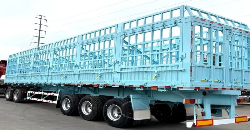 3 Axle Side Dump Tipper Semi trailer