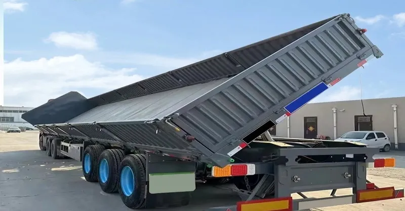 Tipo de tipo pesado Semi trailer de Tipper