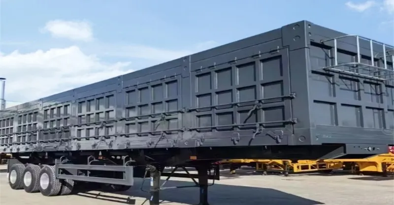 3 Axle Side Tipper Semi para la venta