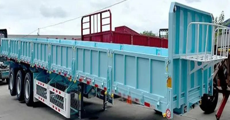 Heavy Duty 45cbm 80 Ton Side Tipper Trailer