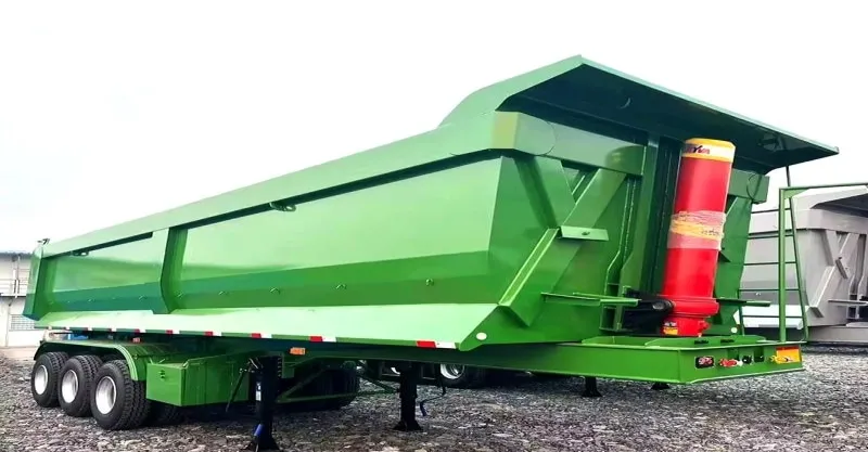4 Axle Tirper Tipper Semi Trailer
