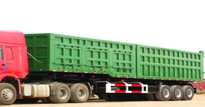 4 Axle Tirper Tipper Semi Trailer