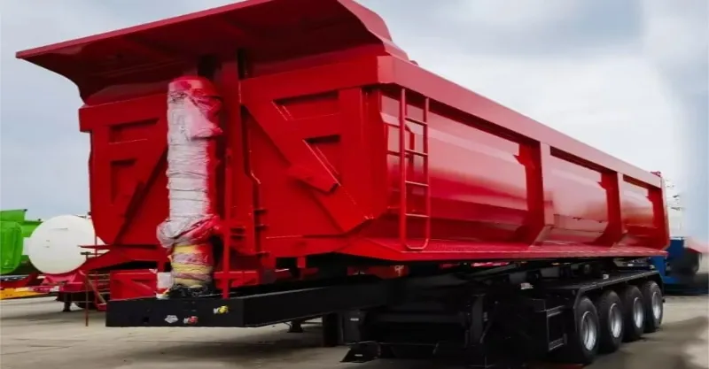 35cbm Trailer de volcado hidráulico