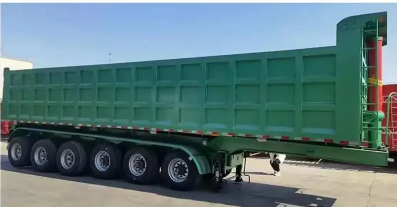 35cbm Trailer de volcado hidráulico