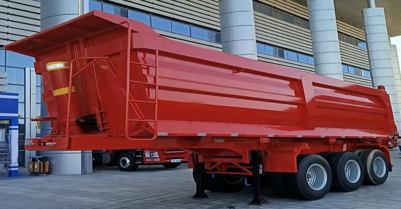 35cbm Trailer de volcado hidráulico