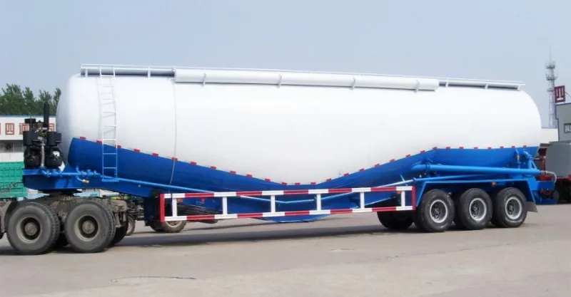 45 CBM Cemento de cemento Semi Tailer