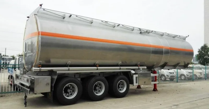 3 ejes trailer de combustible de combustible para la venta